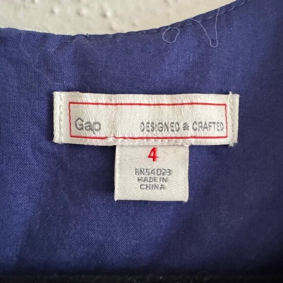 GAP Stripe Sateen Fit & Flare Dress - Picture 4 of 6